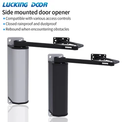 AC100-240V Side Mounted Automatic Door Opener Waterproof 90 Degree Electric Door Bolt Lock Wing Arm Pushing Pulling Auto Open