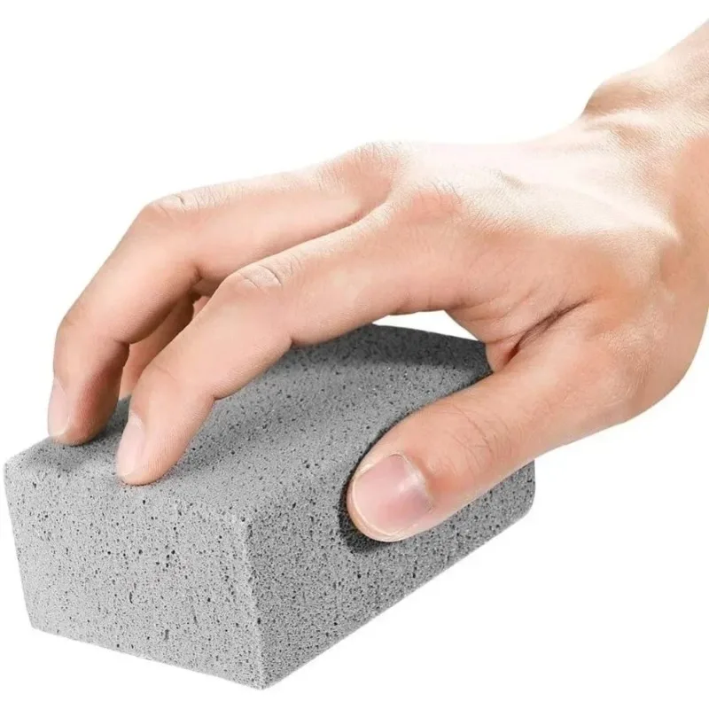 To Remove Dirt From The Barbecue Kitchen Cleaning Stone of Grill Crepe Brick Barbecue Floating Stone Scraper Brush