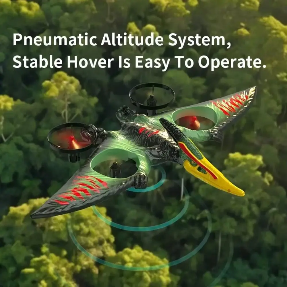 Schiuma EPP RC Dinosauro Aereo Aliante Giocattolo RC Aereo telecomandato Rilevamento di gravità Pterosauro RC Giocattoli volanti Durevole portatile