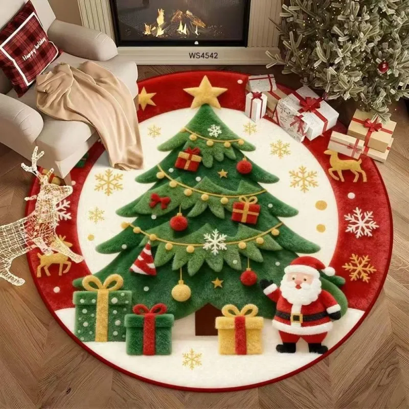 VIKAMA Halloween Black Cat Autumn Rug, Comfort Soft Warm & Non Slip, for Living Room Entryway Bedroom Party Mat, Home Decor