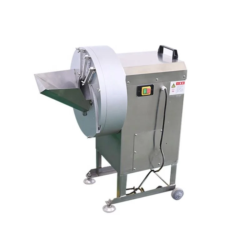 Commerciële bananensnijmachine met versnipperde ui en knoflook roestvrijstalen multifunctionele gembersnijmachine.