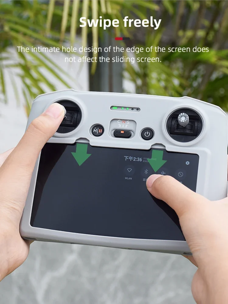 غلاف حماية من السيليكون لـ DJI Mavic Mini 2/MINI 3 PRO/3/Air 2/2S وحدة تحكم عن بعد شريط معلق حول الرقبة ملحقات غطاء مقاوم للغبار