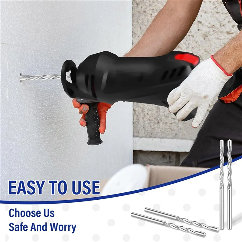 ABGG-250 pçs drywall bit 1/8 Polegada espiral viu ponta bits de corte drywall guia ponto ferramentas de corte, para uso com serra espiral