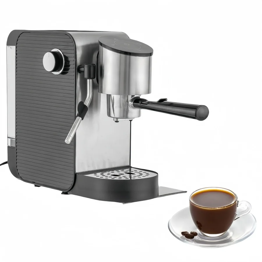

2-in-1 Espresso Machine Italian Coffee Machine Capsule Coffee Machine With Milk Frother 1.1L 1400W