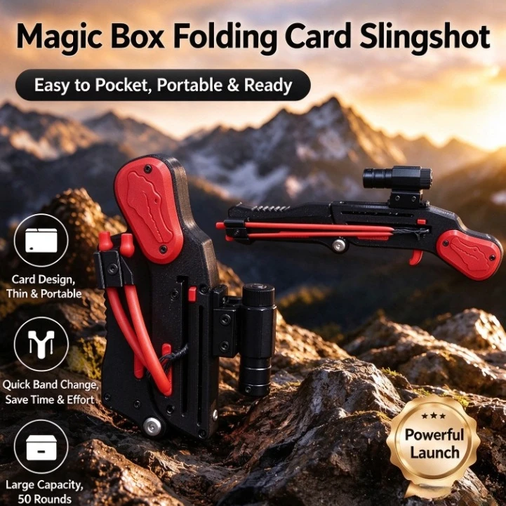 Outdoor Card Folding Automatic Loading Rapid Shooting Bow Competitive Hunting Tool