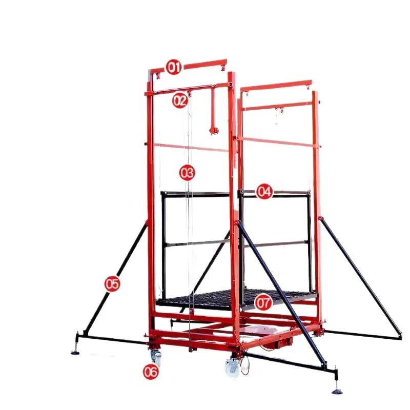 Electric Scaffolding Remote Lifting Mobile Folding Multifunctional Lifting Platform