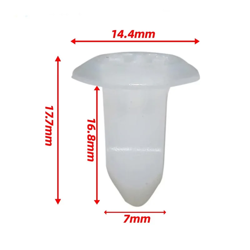 N10318001 20PCS R-163 Expansion nail seat suitable for buckle of license plate base clip of Volkswagen Audi fender lining