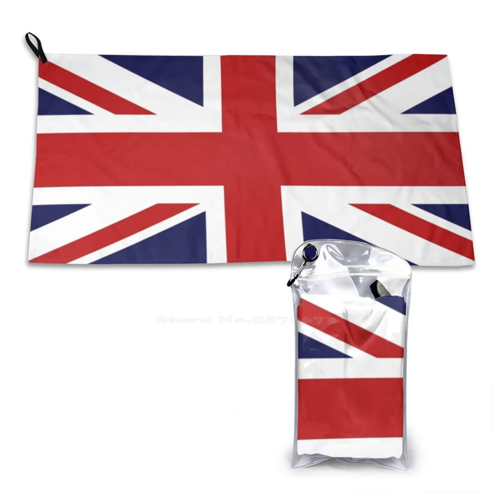 

Jack Flag Of The Uk Soft Towel Quick Dry Beach Towel Union Jack Flag United Kingdom Uk British Great Britain England English