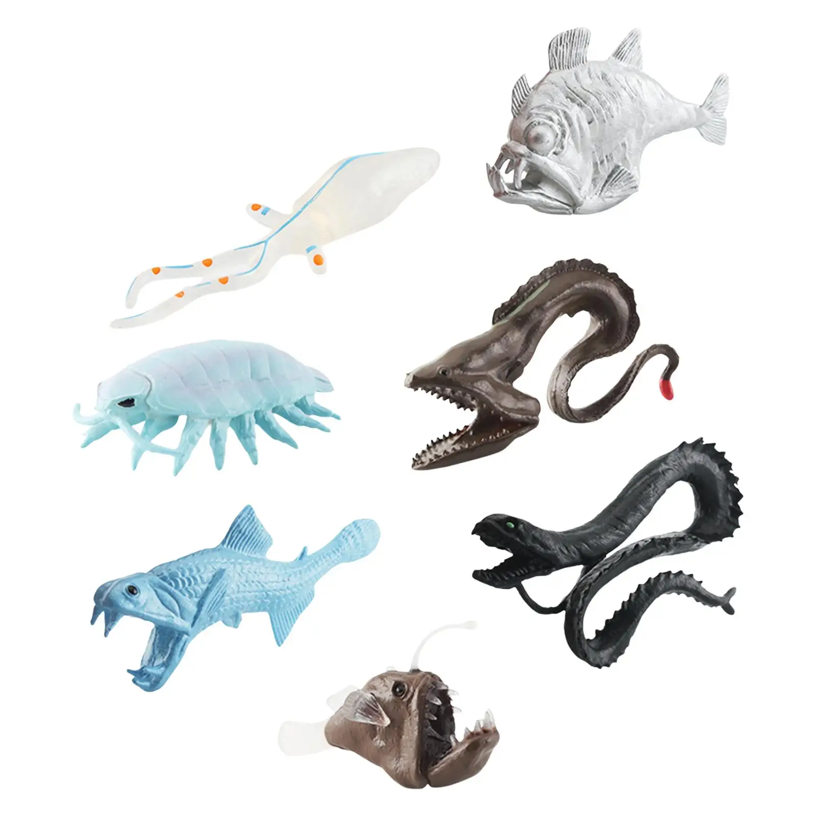Vivid Expression Mini Animal Figurines Real Life Animals PVC Craft Sculptures for Living Room Office Home Decor