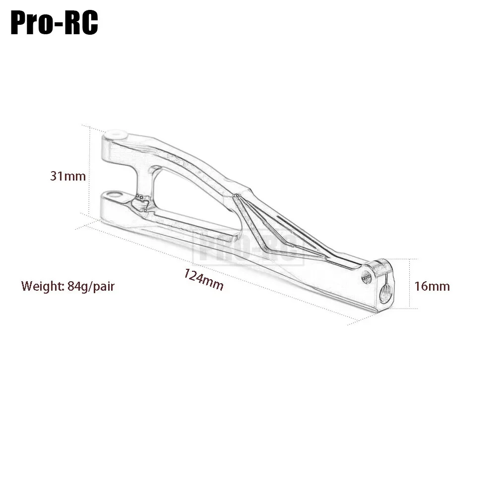 1 paar Aluminium Legierung Front Upper Suspension Arme AR330218 für ARRMA 1/8 KRATON OUTCAST NOTORIOUS TALION 6S RC Auto Teil