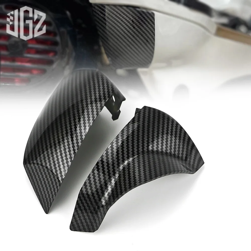 Motorcycle ABS Carbon Rear Spoiler Side Cover Guard Black for VESPA SPRINT PRIMAVERA 50 150 2017 - 2021 2022 2023 Accessories