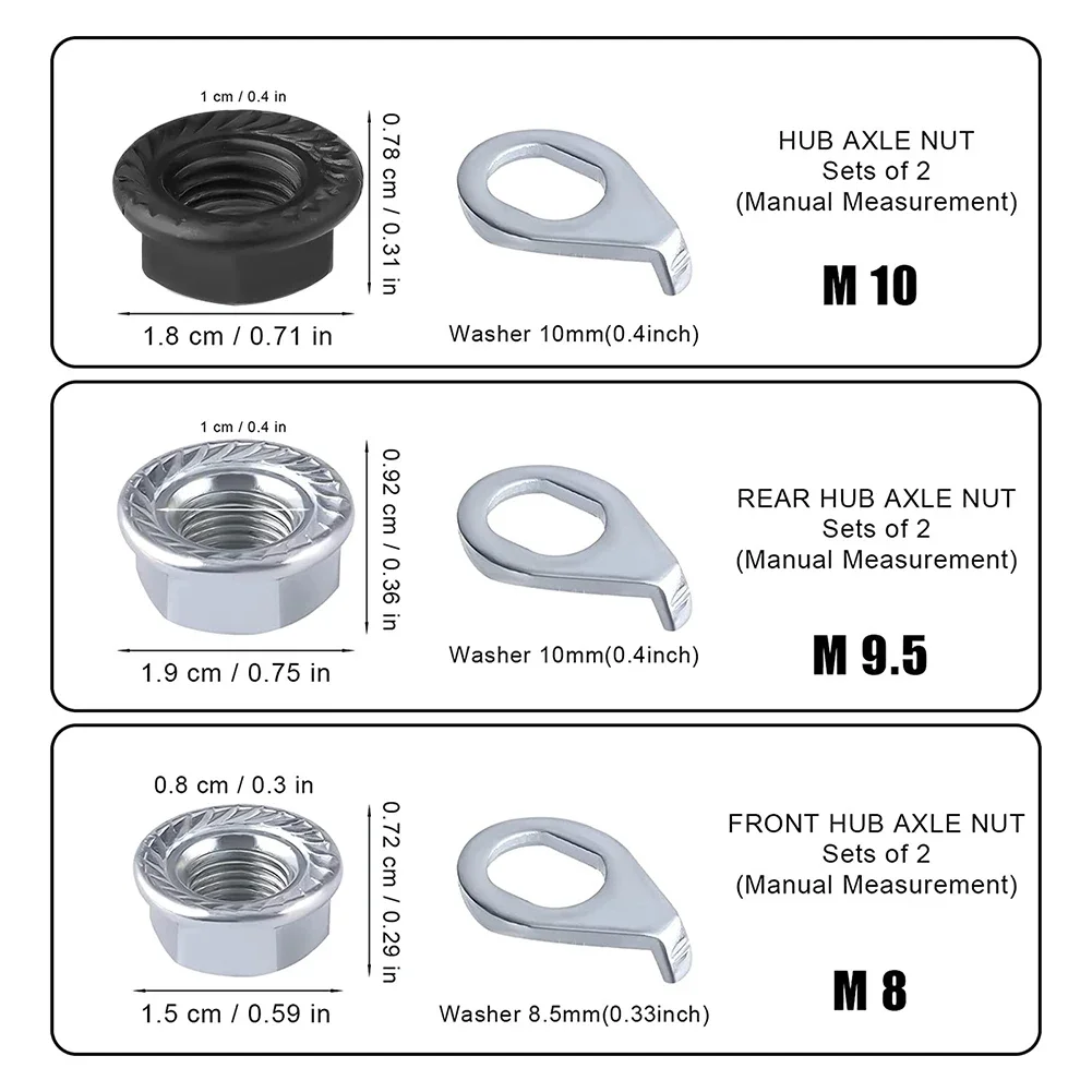 

Bike Hub Motor Front Or Rear Hub Safety Washer M M M Nuts Safety Washer W W Motors Product M Siver And Black For Bb