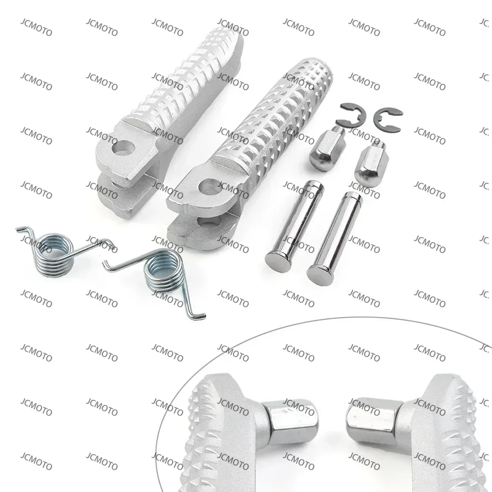 

1Pair Silver For BMW S1000RR HP4 S1000R R 1000RR 2010-2020 Motorcycle Foot Pegs Footrest Left Right Front Driver