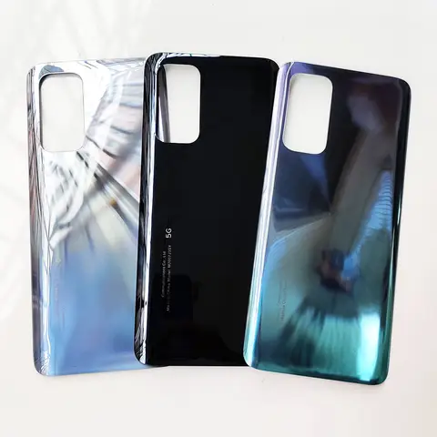 10 Pcs/Lot Mi 10T Back Glass For Xiaomi Mi 10T Pro 5G Rear Battery Door Mi10T Replacement Back Housing Cover Case With Adhesive