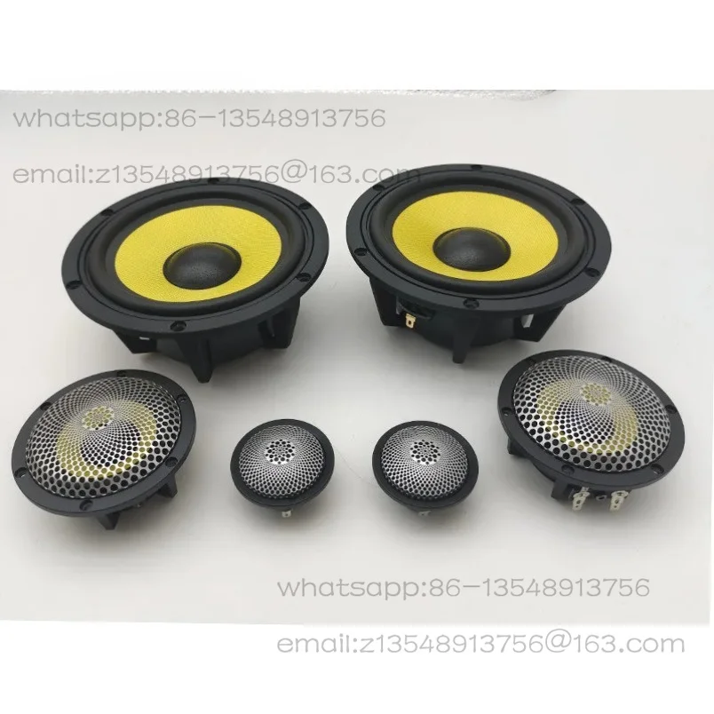 Car 6.5-inch active three-way frequency set speaker fever sound quality high-end subwoofer midrange speaker spot