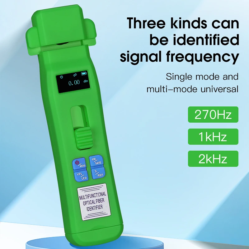 COMPTYCO AUA-C607/C605 Rechargeable Fiber Optic Identifier Live with Built in OFI /OPM /LED Light /VFL 800-1700nm SM