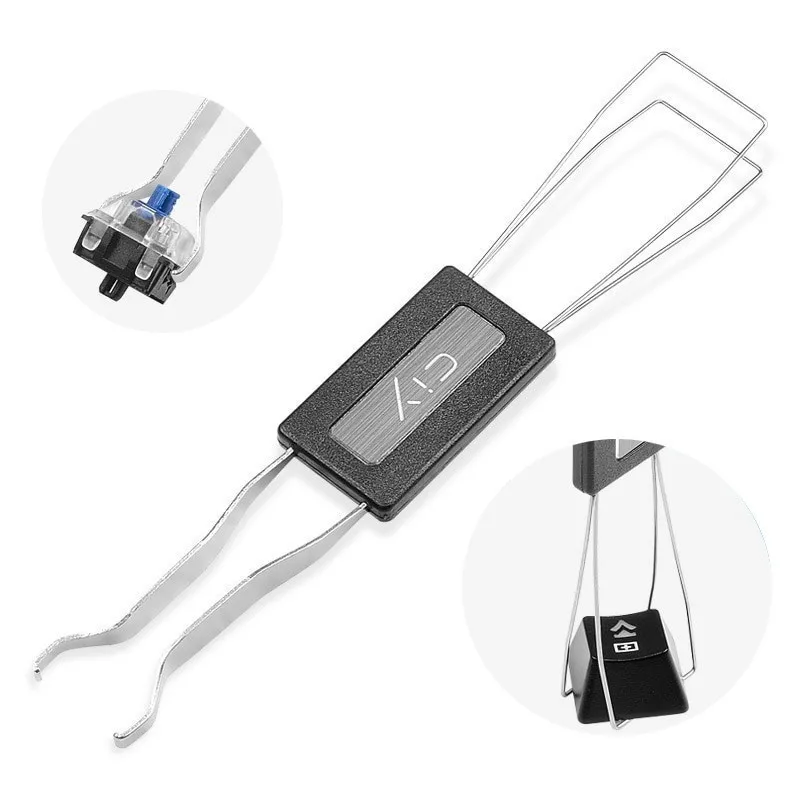 Ready Stock Camp Ergonomic Design Steel AntiStatic IC Puller Tool Keycap Puller For Mechanical Keyboard Maintenance And Keycaps