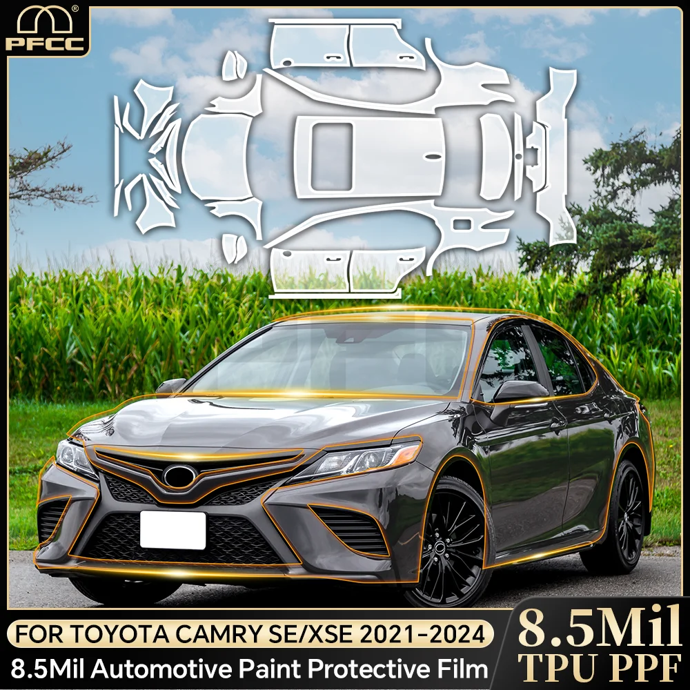 

For Toyota Camry SE XSE 2021-2024 PreCut Car Paint Protection Film PPF Kit Self-Healing Bra Body Sticker Anti-Scratch Resistant