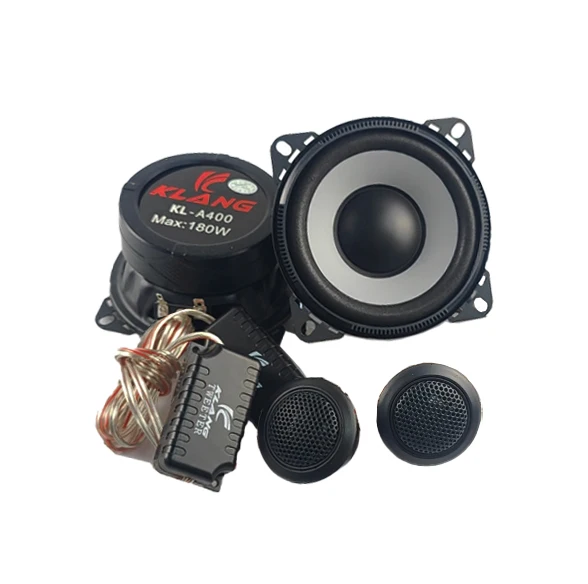 Factory Wholesale 2 Way Components Car Door Speakers Full Range RMS 30W 88DB 4/ 5//6Inch  Car Sound Component Speaker