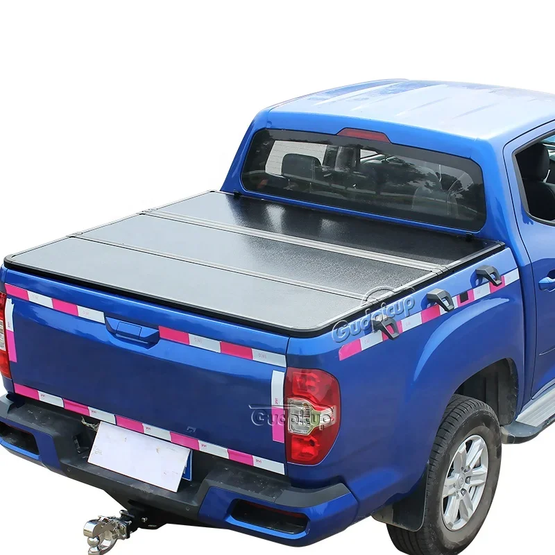 

low profile tri-fold tonneau cover 6ft short bed for toyota tundra tacoma hilux