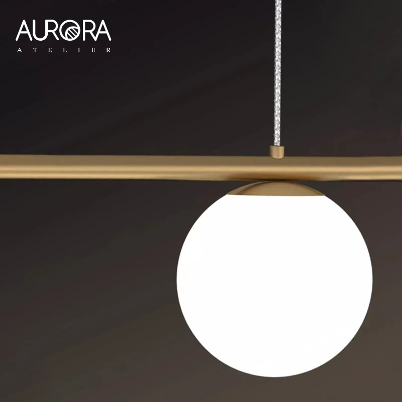 

Nordic G9 Золотая светодиодная люстра, подвесной светильник, современный потолочный новый подвесной светильник для столовой, кухни, стола, дома, стеклянный шар