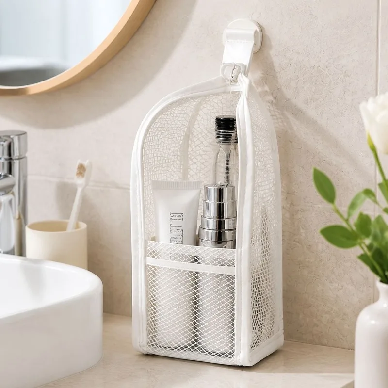 Women EVA Mesh Cosmetic Bag Travel Storage Makeup Bag Organizer Female Make Up Pouch Portable Small Large Toiletry Beauty Case