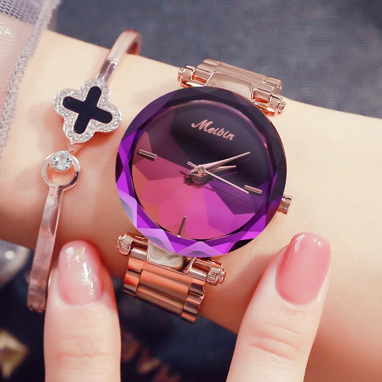 SALE!!! Old Type X-cer O.S Crystal Rhinestones Lady Women's Watch Japan Mov't Hours Metal Ceramic Girl's Gift No Box