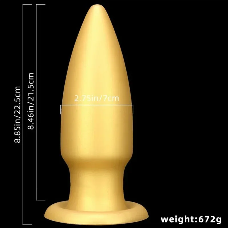 Soft Silicone Huge Anal Plug Dildo Vagina Anus Expander Prostate Massager Big ButtPlug Masturbation Adult Sex Toys for Women Men