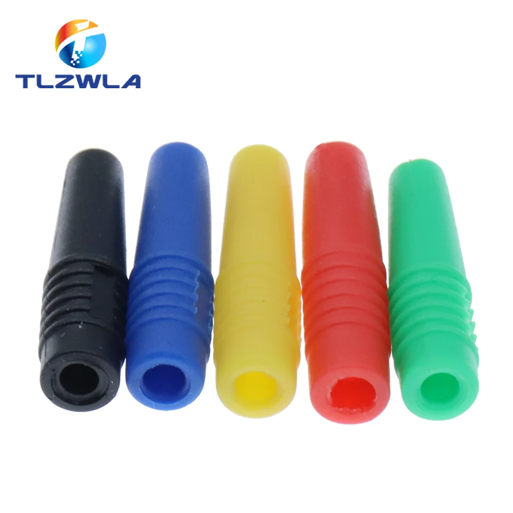 5PCS 2MM Gold Plated Banana Plug Electrical Connector Adaptor 5 Colors Black/Red/Yellow/Green/Blue