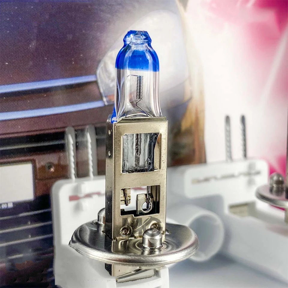 مصباح هالوجين للسيارة من فيليبس PowerVision H1 P14.5 12 وات 55 وات مصابيح أوتوماتيكية + سطوع 60% ترقية أصلية استبدال المصابيح 12258PWVS2 #3