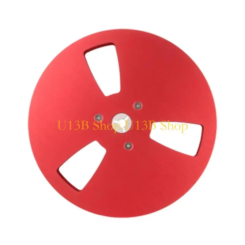 U13B Quality Aluminum 7Inch Empty TapeReel Compatible for Studers Open Spools Machines For Enhances Audios Performances