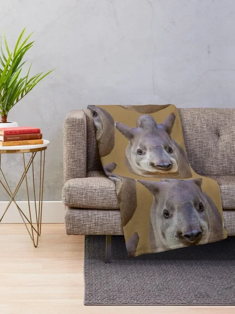 Brazilian Tapir Throw Blanket Blankets Sofas Of Decoration for sofa Thin Blankets