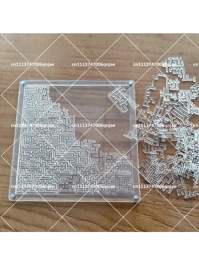 Transparent Acrylic Maze Puzzle Super Hard Brain Teaser Challenge Game