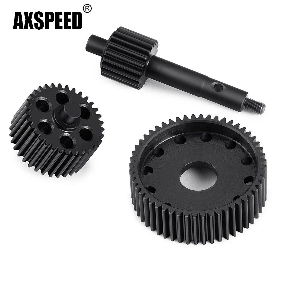 AXSPEED 52T 33T 20T Metal Gearbox Gear Set Kit for Tamiya 58719 BBX 2WD Buggy 1/10 RC Car Upgrade Parts Accessories