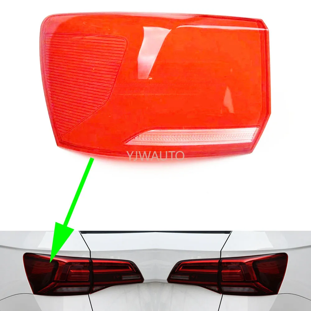 For VW Tharu T-Roc Taos 2019 2020 2021 2022 Taillight Cover Car Taillamp Lens Glass Replacement Rear Lampshade Brakelights Shell