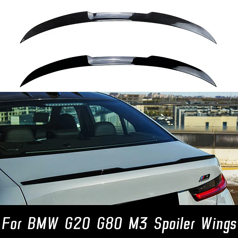 

For 2017-2022 BMW 3 Series G20 G80 M3 320i 325i 328i Rear Trunk Boot Lid Lip Spoiler Wings Car Exterior Tuning Accessories