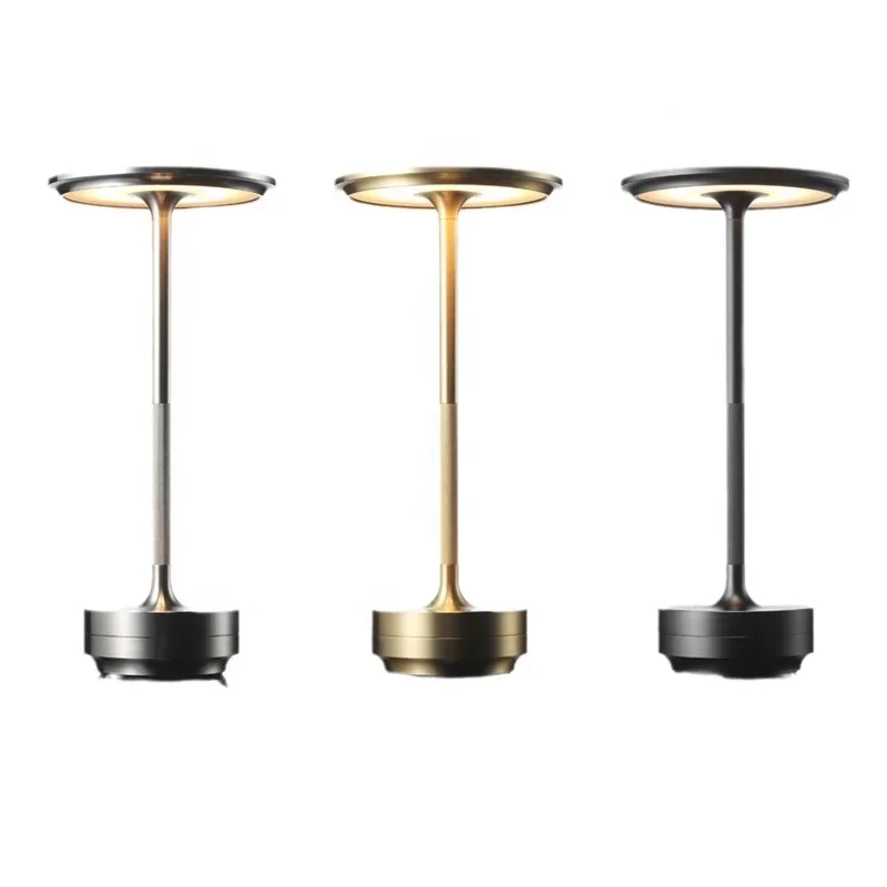 nordic bedroom bedside study small table lamp rechargeable  led bedside table lamp post modern light luxury table lamp