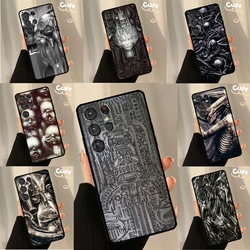 Hr Giger Li II Case For Samsung Galaxy S23 S22 Ultra S8 S9 S10 Note 10 Plus Note 20 Ultra S21 S20 FE Cover