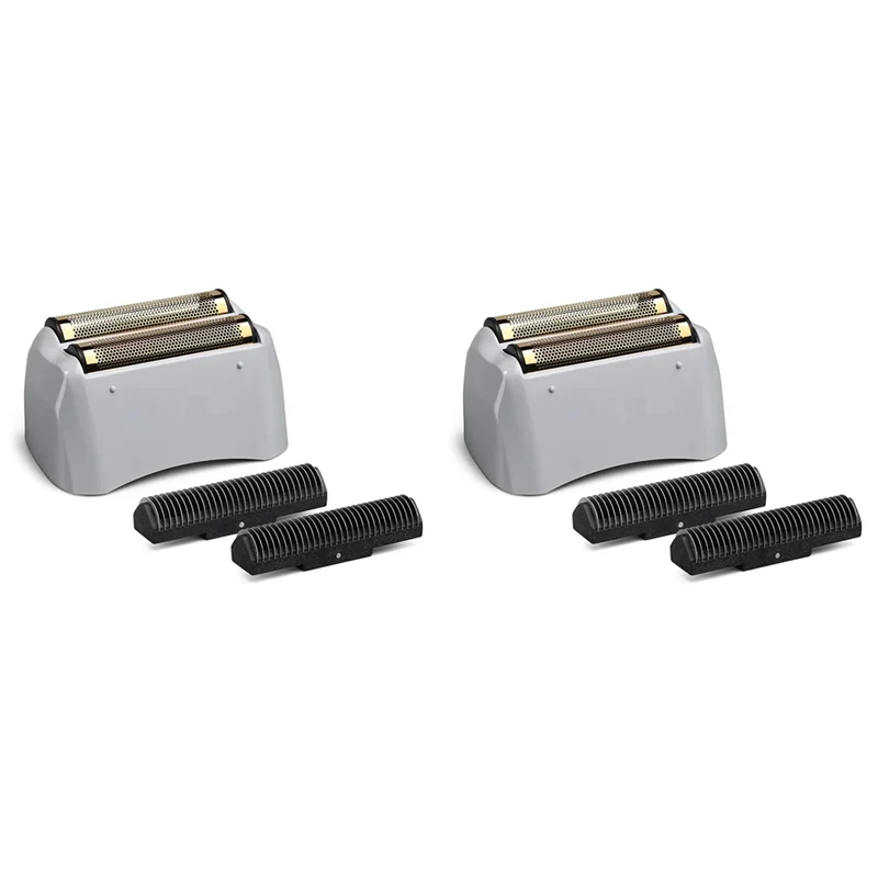 

2 комплекта профессиональных титановых сеток и лезвий для бритья, наборы бритвенных головок для бритвы Andis 17155 17150 17200-A
