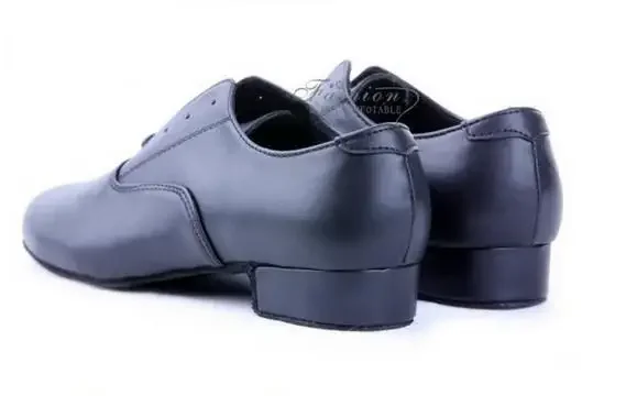 ใหม่สีดําห้องบอลรูม/รองเท้าละติน Zapatos De Baile Latino Hombre Tacon Zapatos Baile Hombre