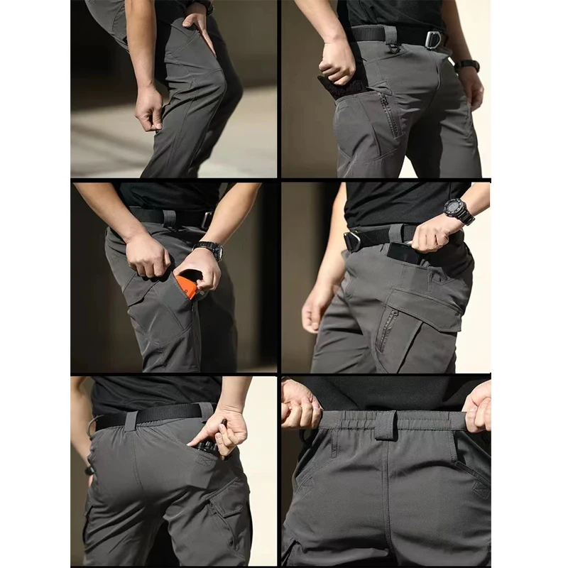 Pantalones Softshell hombre elásticos de secado rápido para trekking - imagen 2