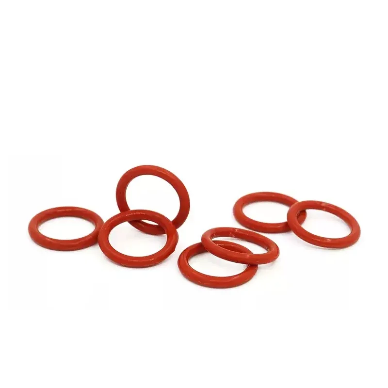 Leijiu Roter O-Ring Dicke CS 3/3,5/4/5mm Lebensmittelqualität Silikon-Dichtungsscheiben VMQ Wasserdichte Unterlegscheibe Außendurchmesser 10mm-90mm – Detail 5