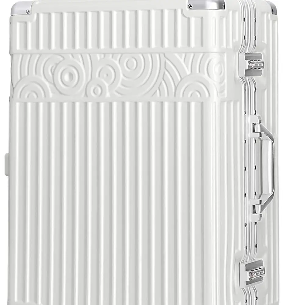 

28 Inch Krute Aluminum Spinner Suitcase with TSA Lock - Hardside PC+S, No Zipper