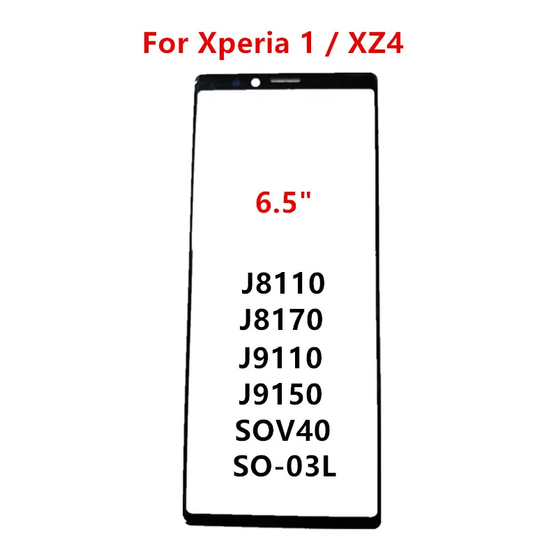 Outer Screen For Sony Xperia Pro i IV 1 iii 5 ii 10 Front Touch Panel LCD Display Glass Cover Repair Replace Parts