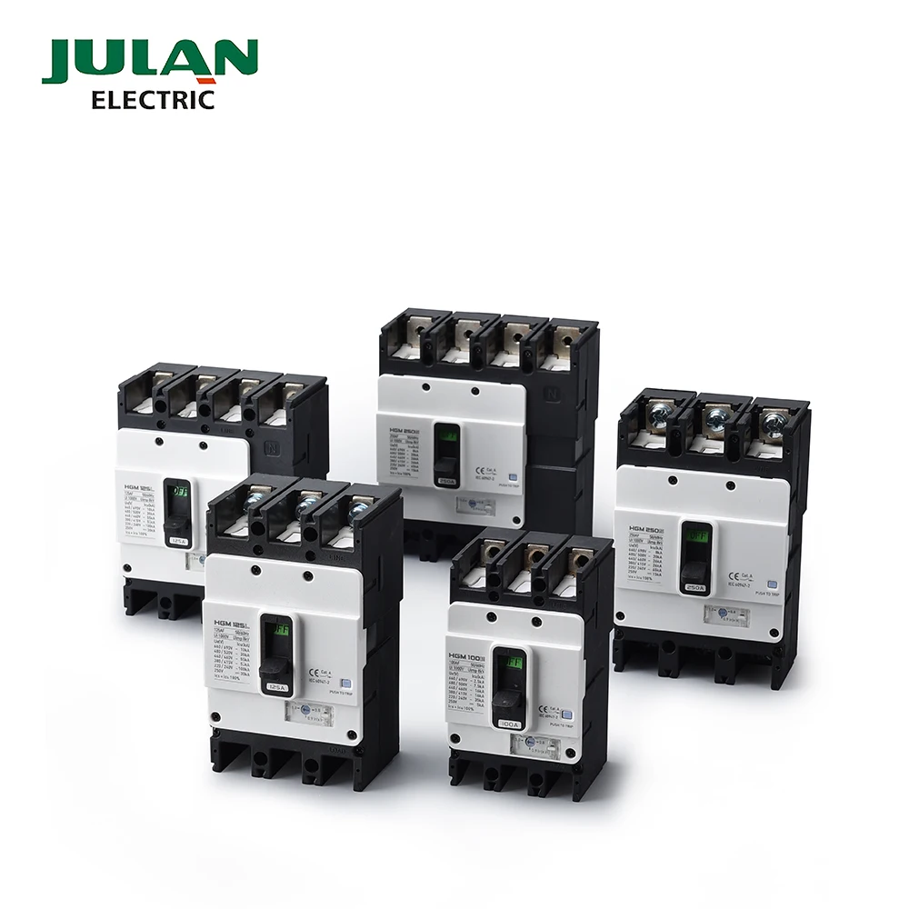 

factory outlet HGM Series AC 400V 3 pole 400A 630amp mccb electric Molded Case circuit breaker