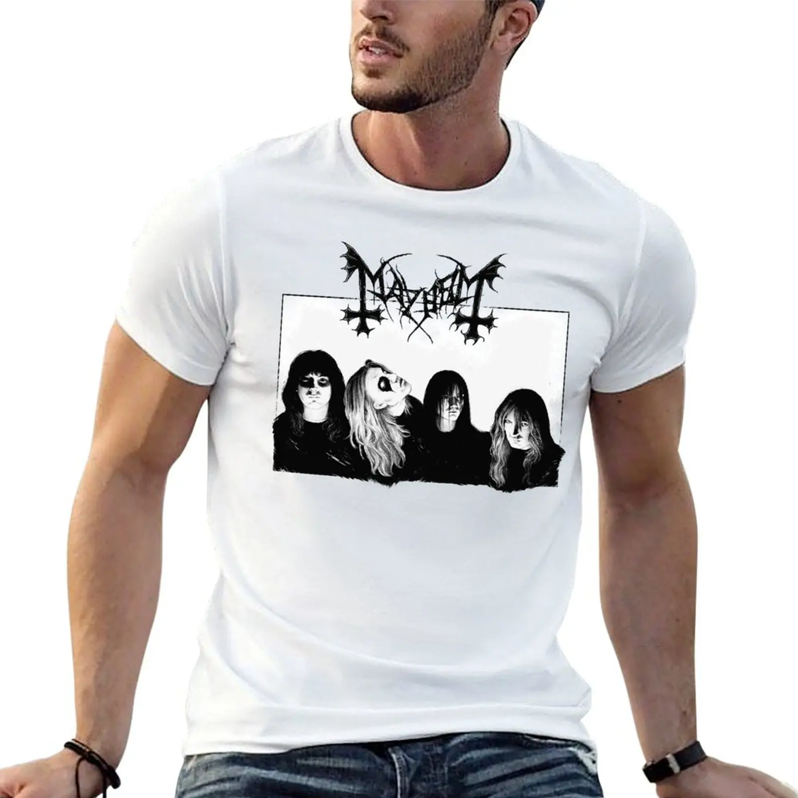 mayhem band T-Shirt man t shirt heavy cotton cotton t shirt pack t shirt man designer T-shirt