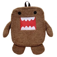 Mochila de felpa Domo Kun para niños, mujeres y hombres, lindas bolsas Kawaii, mochila escolar de dibujos animados de Anime, mochila escolar, mochila