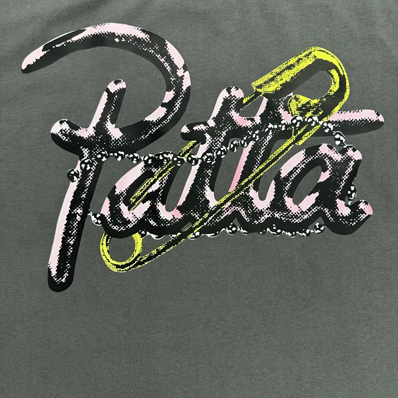 Patta Short Sleeve Male T Shirts Summer 26ss New Style American Street Print T-shirt Short Sleeve PATTA Top Tee Real Photo
