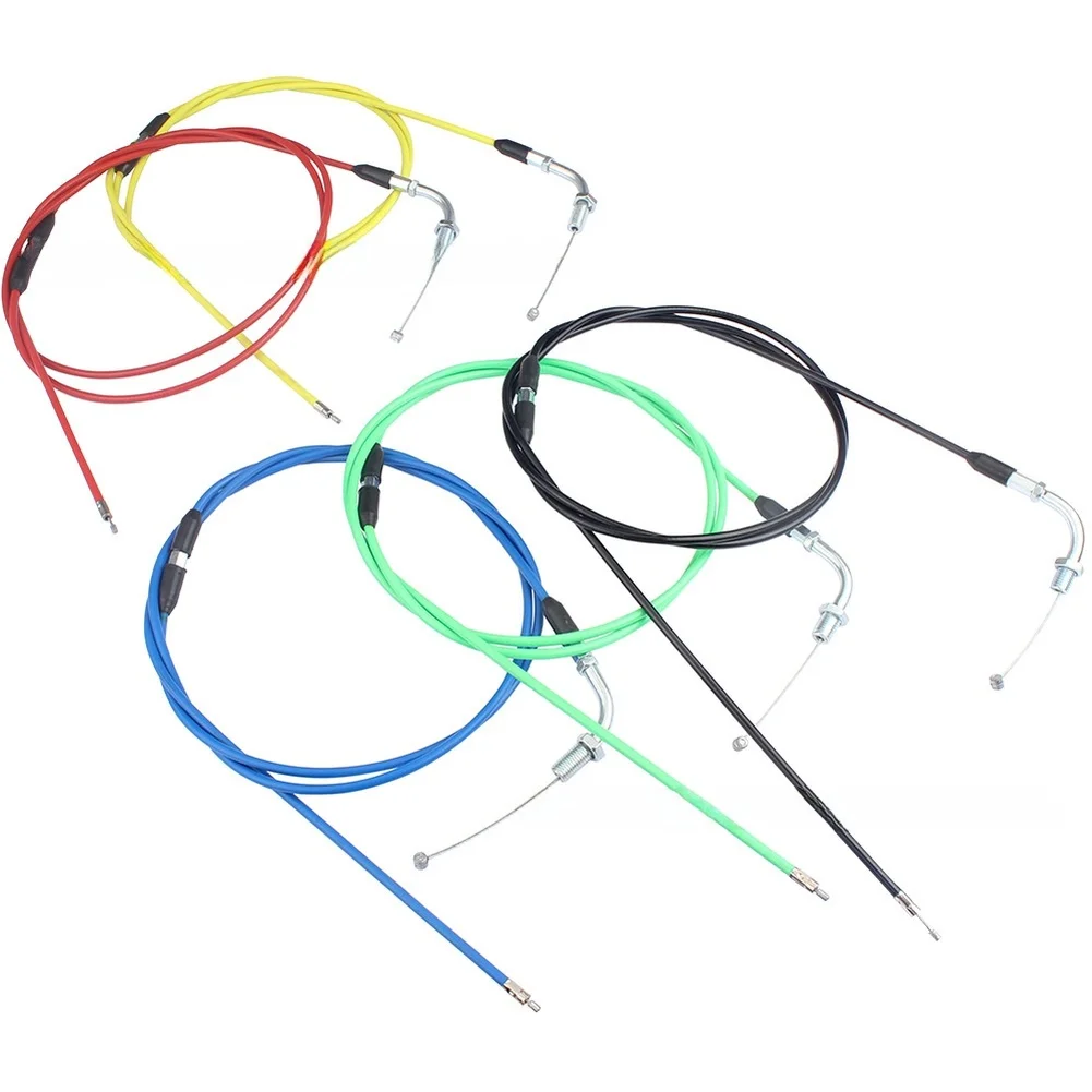 Motorcycle Throttle Cable PE For PWK Carburetor Bucket Throttle Cable Rubber And Steel Motorcycle Accelerator Cable Parts