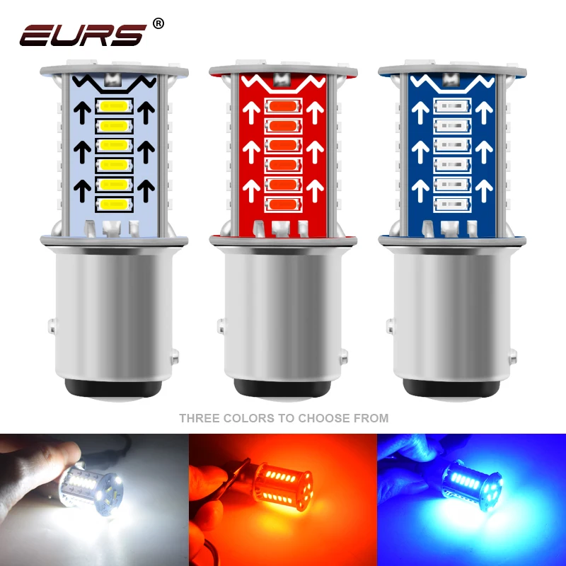 1pcs 1157 BAY15D Led Bulb Strobe Brake Light 30SMD DRL Flowing Flash Reversing Parking Turn Signal Tail Lamp For Auto Motorcycle